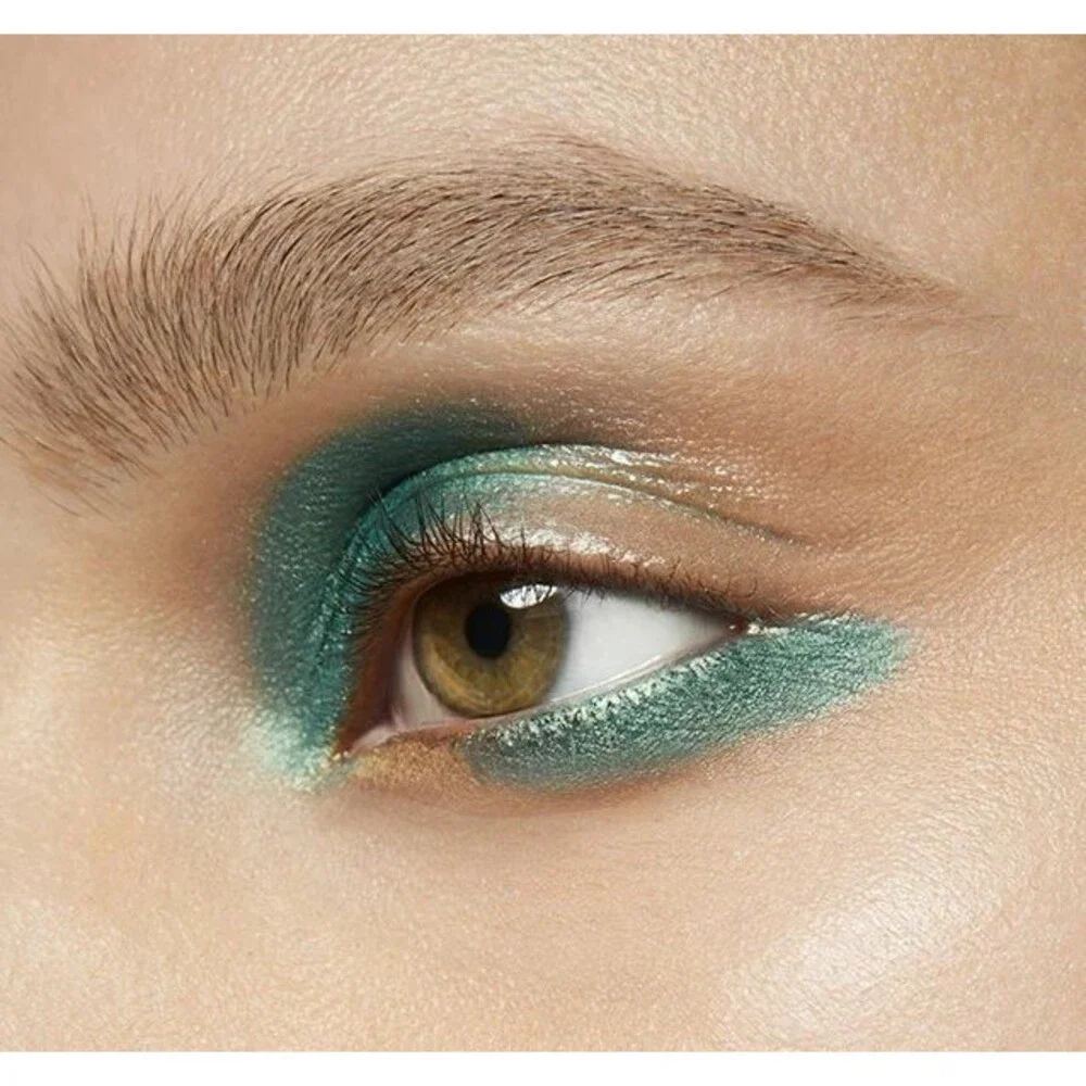 MAC STEAMY Eye Shadow ~ Blue Green Gold Pearl Frost ~ Pro Palette Pan Refill